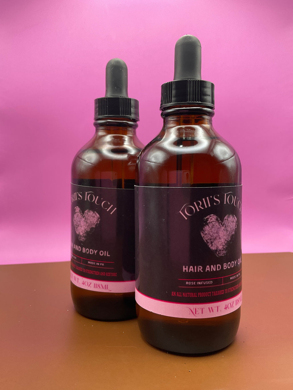 4 oz Rose Infused Oil